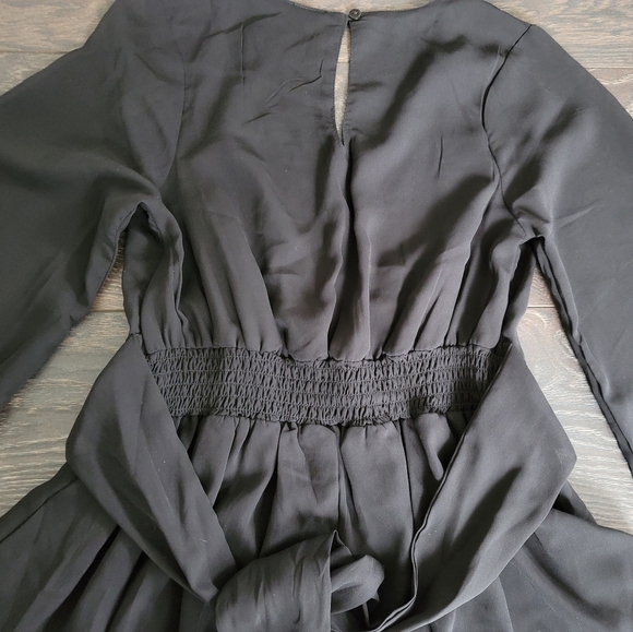 NWOT Flowy Black Dress - Picture 7 of 9